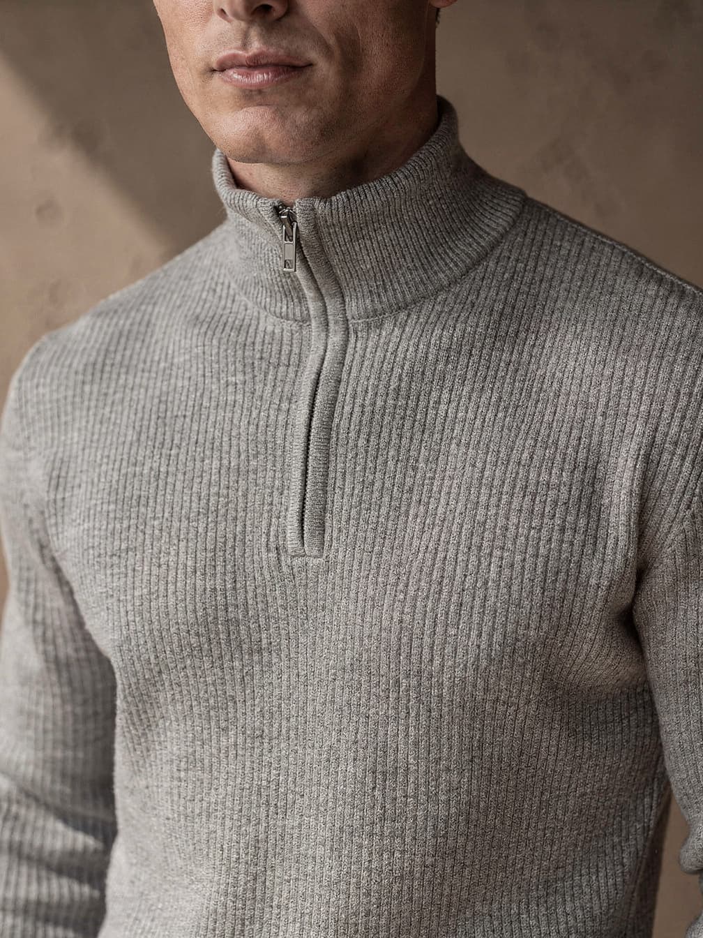 Pull camionneur fin Édouard – Gris