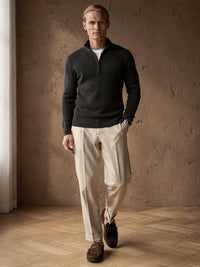 Pull camionneur fin Édouard – Noir