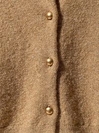 Cardigan Élise – Maron clair