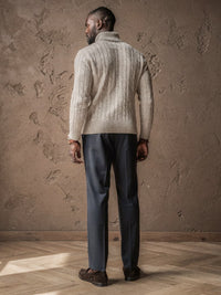 Col roulé épais Étienne – Beige