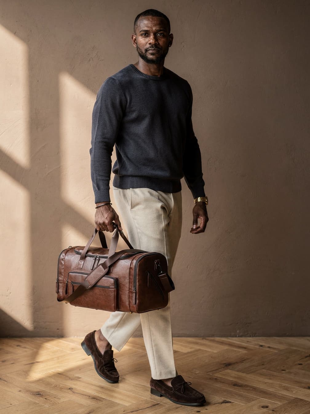 Sac de voyage Eugène – Marron