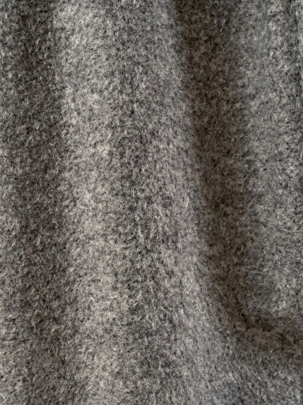 Manteau long croisé Eugénie – Gris