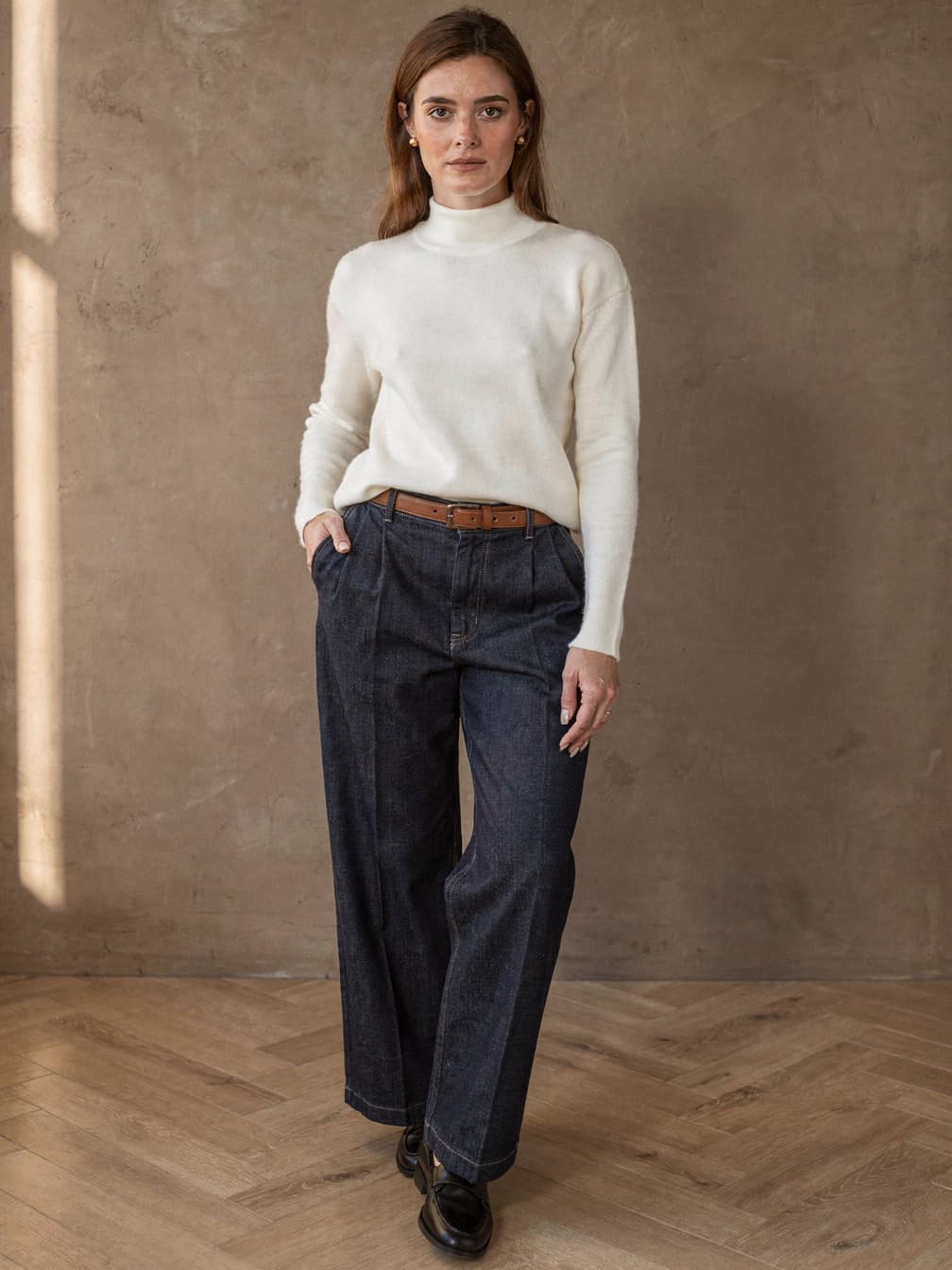 Pull vintage Faustine – Blanc