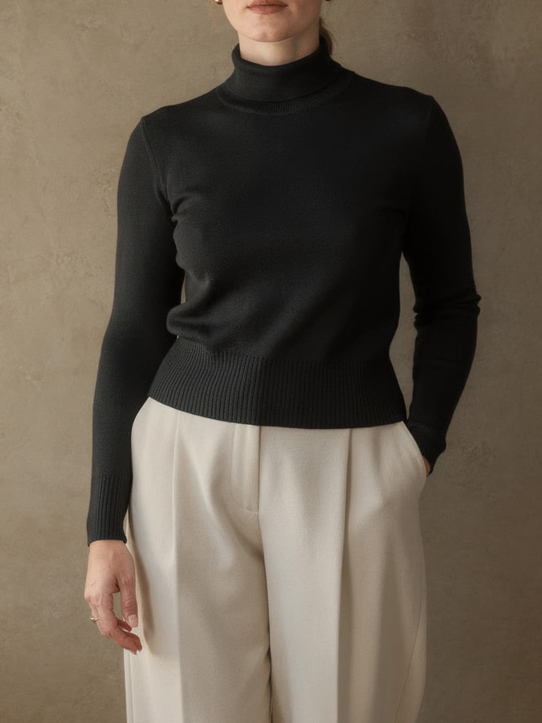 Pull vintage Faustine – Noir