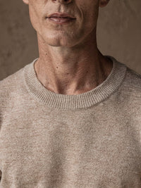 Pull col rond Henri – Beige