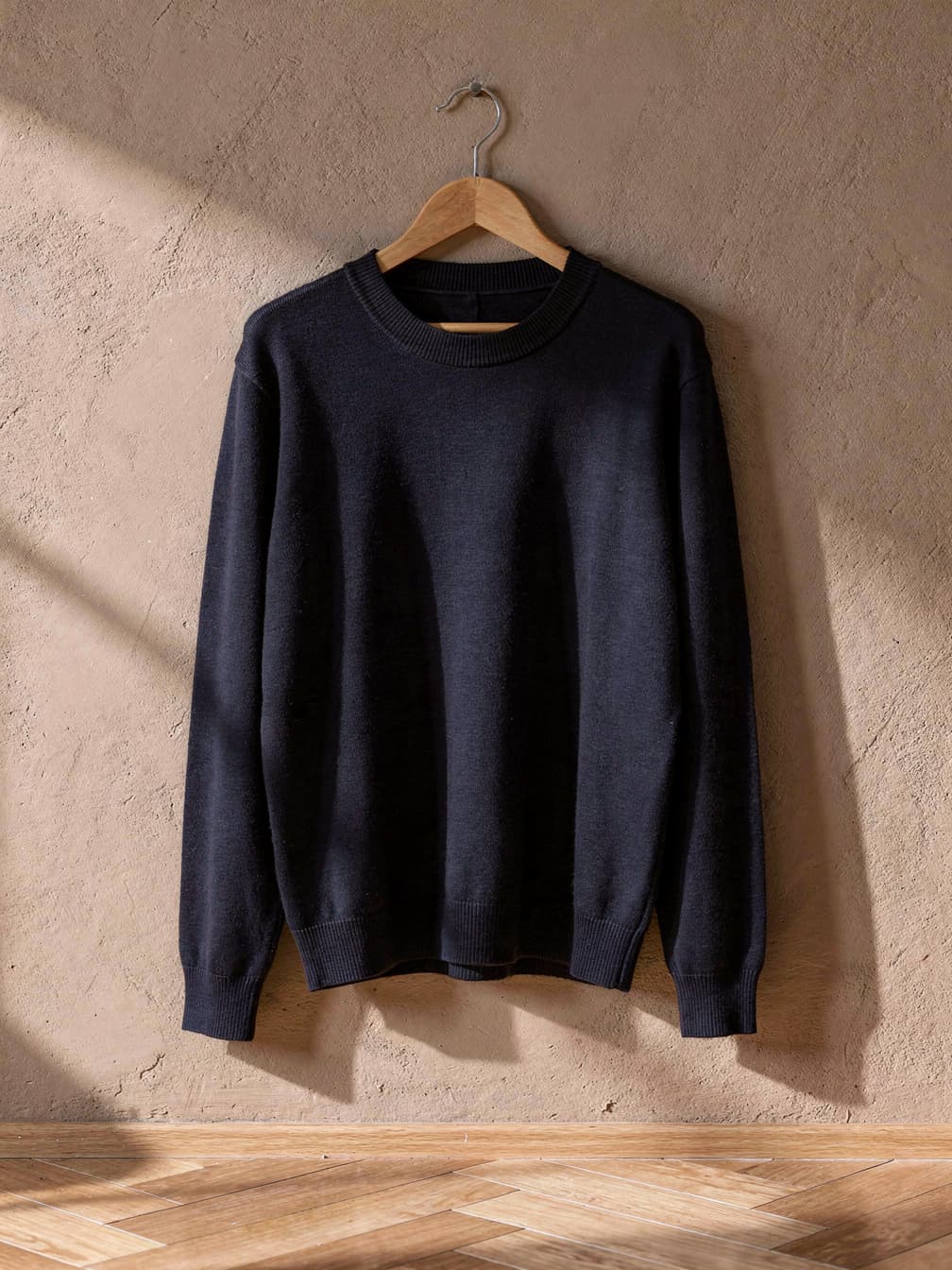 Pull col rond Henri – Marine