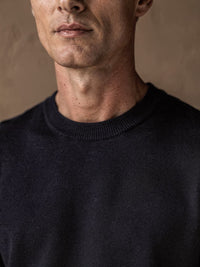 Pull col rond Henri – Marine