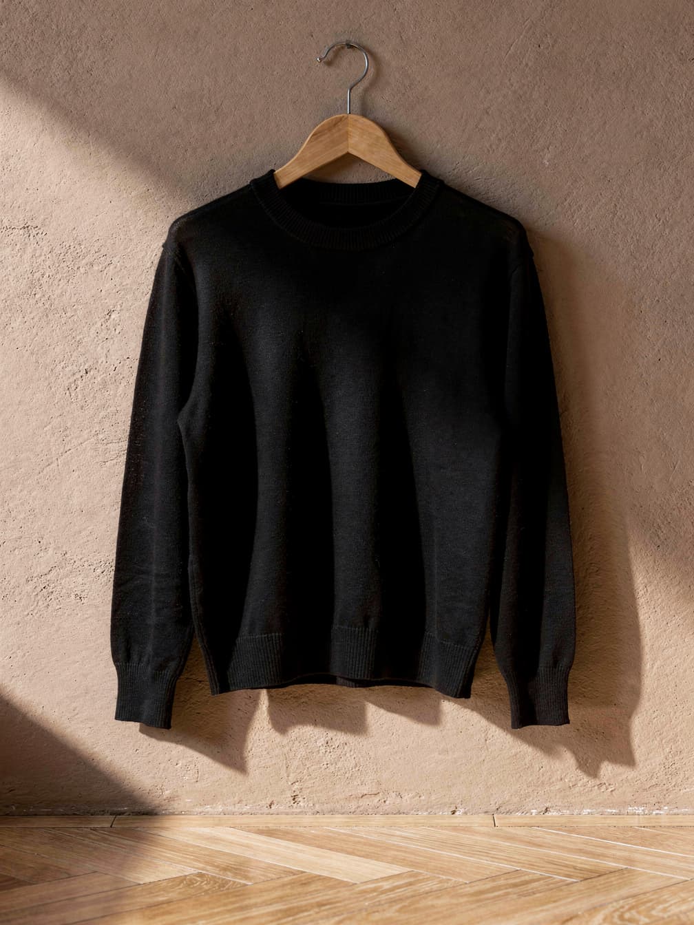 Pull col rond Henri – Noir