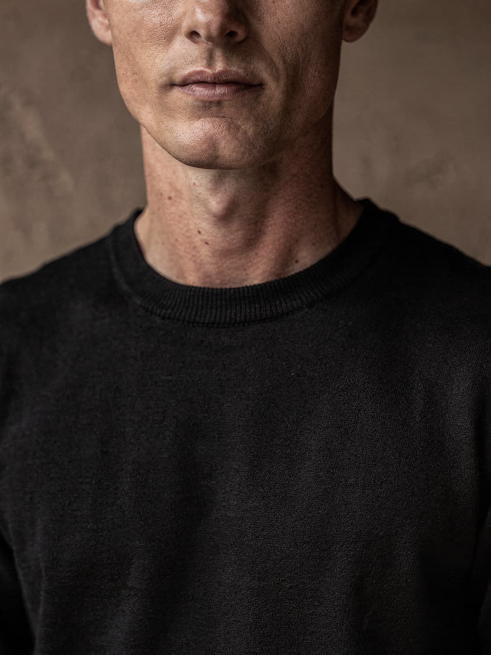 Pull col rond Henri – Noir