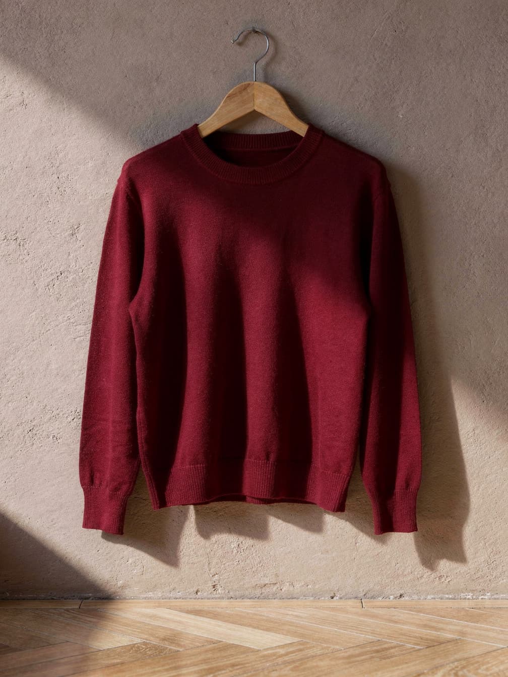 Pull col rond Henri – Rouge