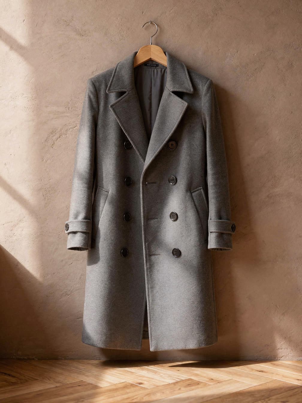 Manteau croisé Hippolyte – Gris