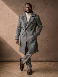 Manteau croisé Hippolyte – Gris
