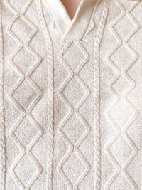 Polo en maille Hugo – Blanc