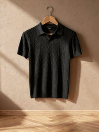 Polo en maille Hugo – Noir
