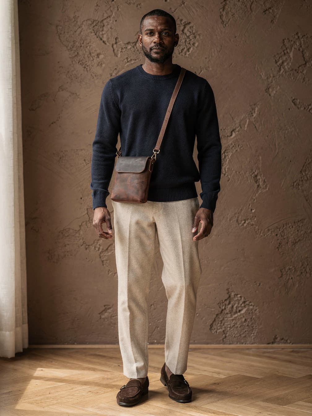 Sac bandoulière Joseph – Marron