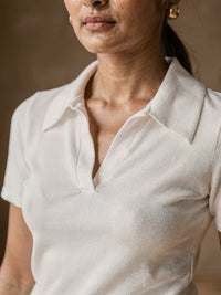 Haut en maille Joséphine – Blanc