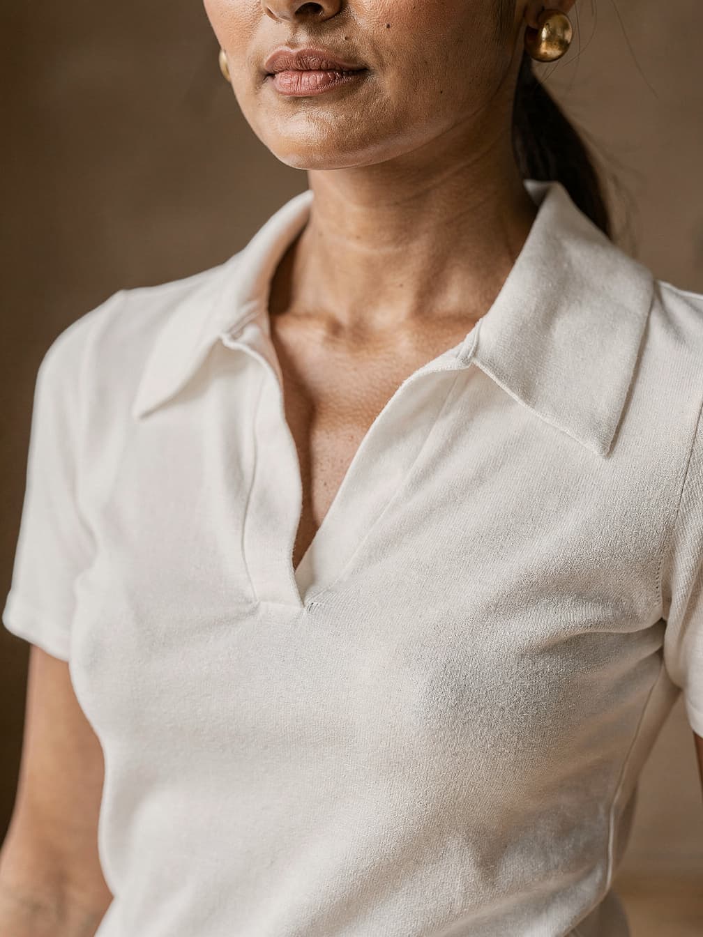 Haut en maille Joséphine – Blanc