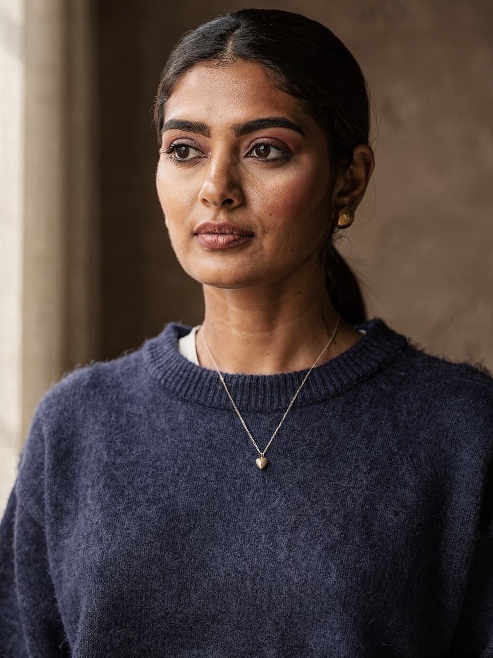 Pull col rond Juliette – Bleu