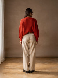 Pull col rond Juliette – Rouge