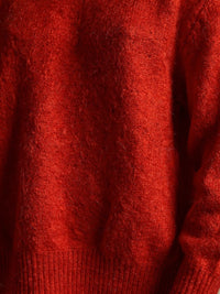 Pull col rond Juliette – Rouge