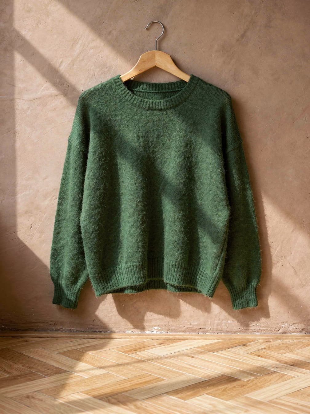 Pull col rond Juliette – Vert