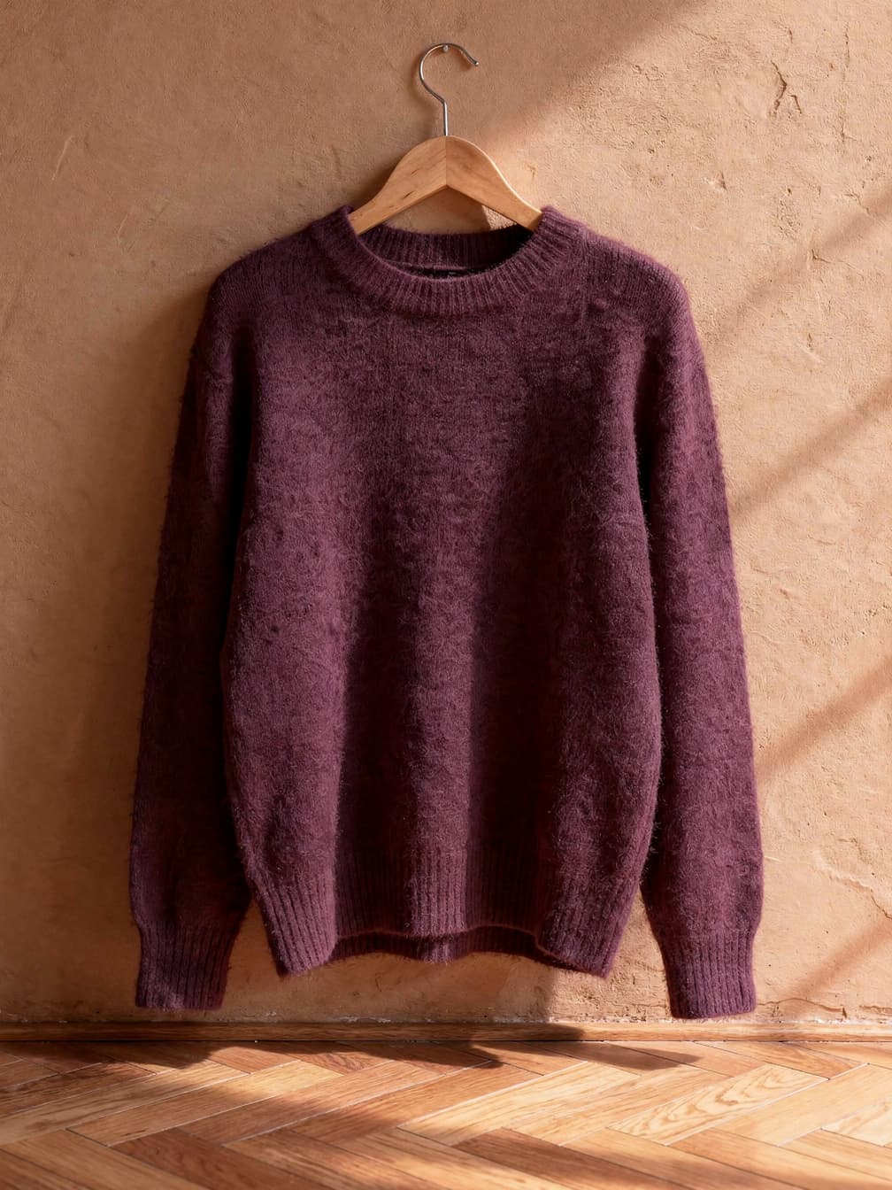 Pull col rond Juliette – Violet