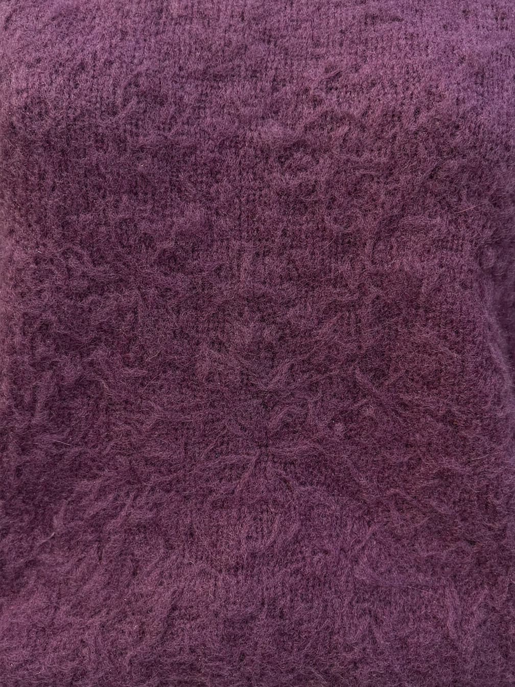 Pull col rond Juliette – Violet