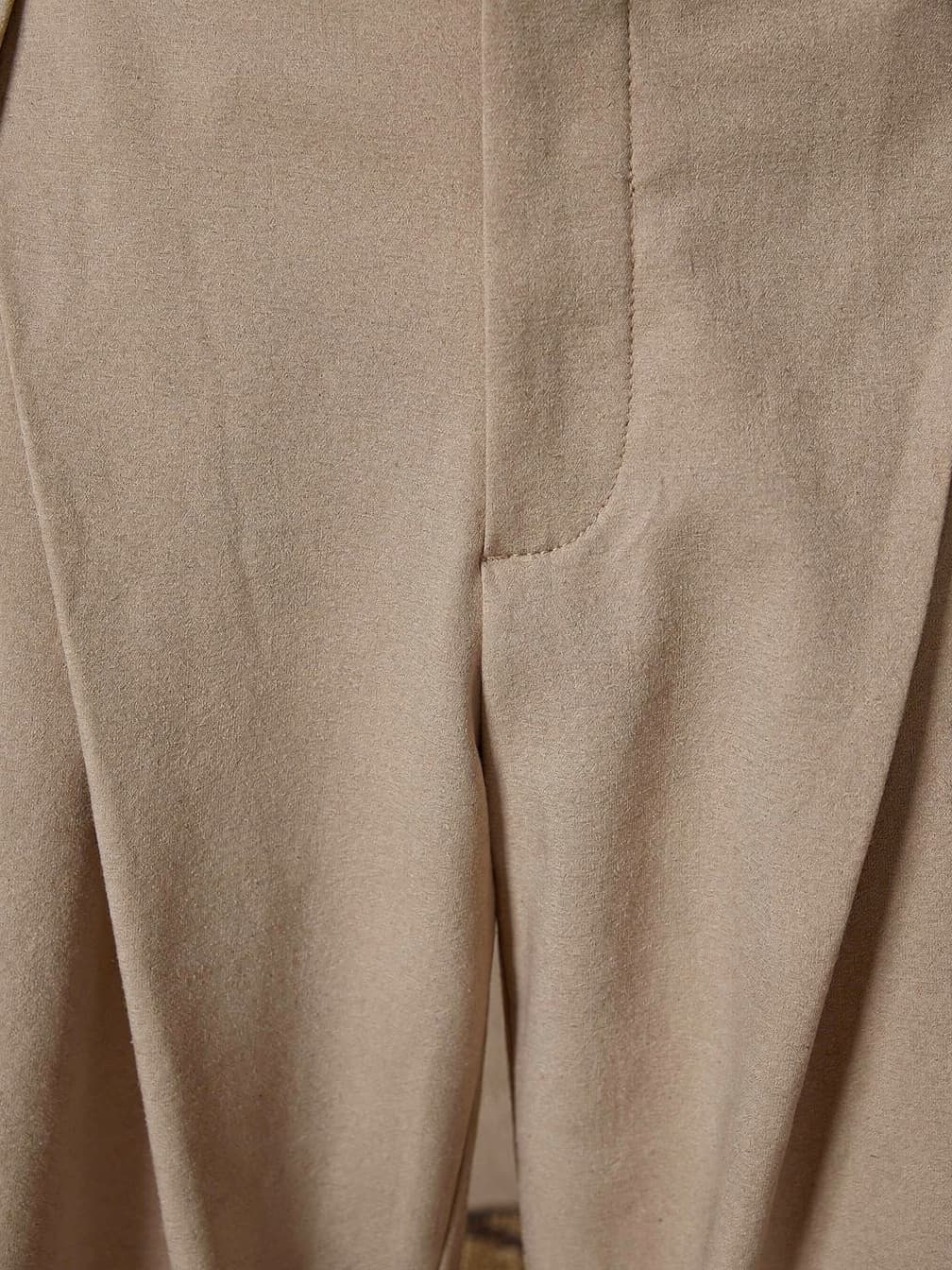 Pantalon taille haute Léon – Beige