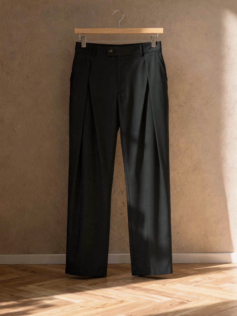 Pantalon taille haute Léon – Noir
