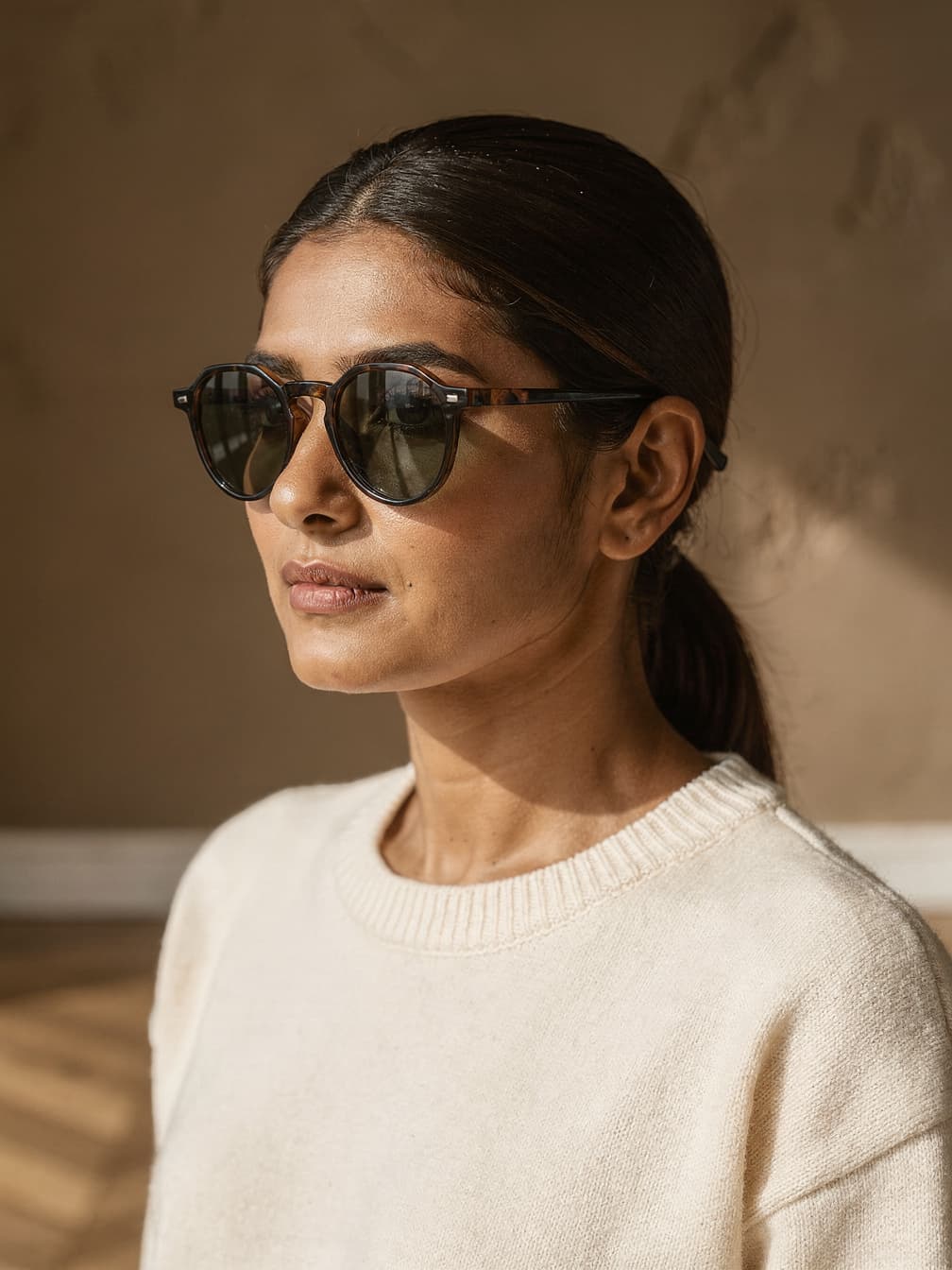 Lunettes de soleil Lou – Léopard