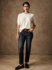 Pull fin Lucie – Beige