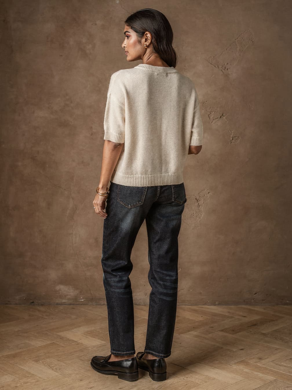 Pull fin Lucie – Beige