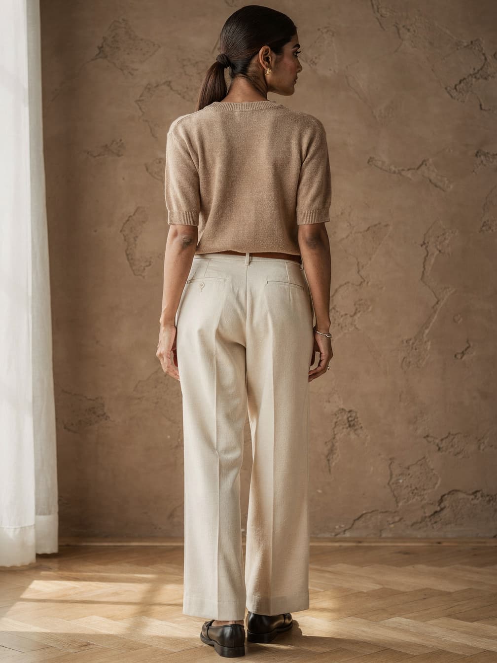 Pull fin Lucie – Maron clair