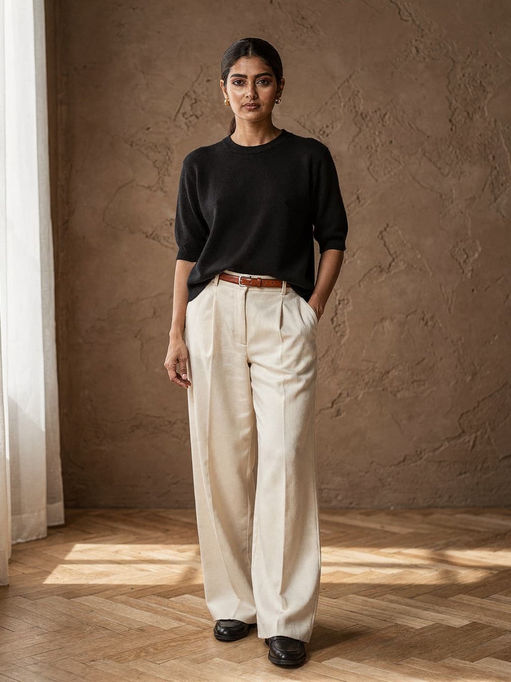 Pull fin Lucie – Noir