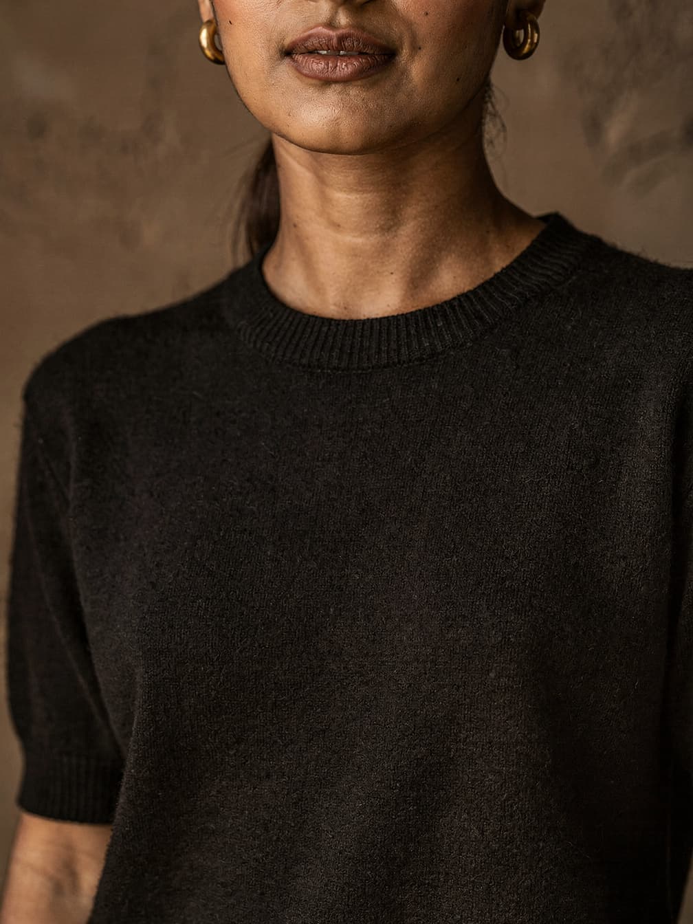 Pull fin Lucie – Noir