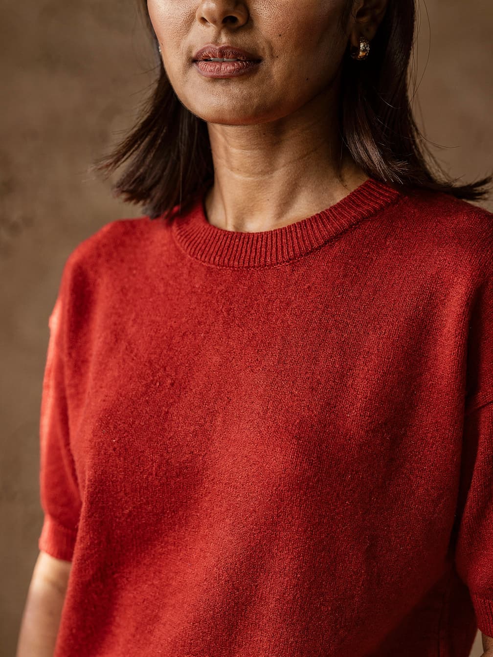 Pull fin Lucie – Rouge