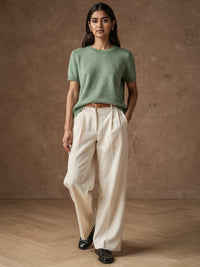 Pull fin Lucie – Vert