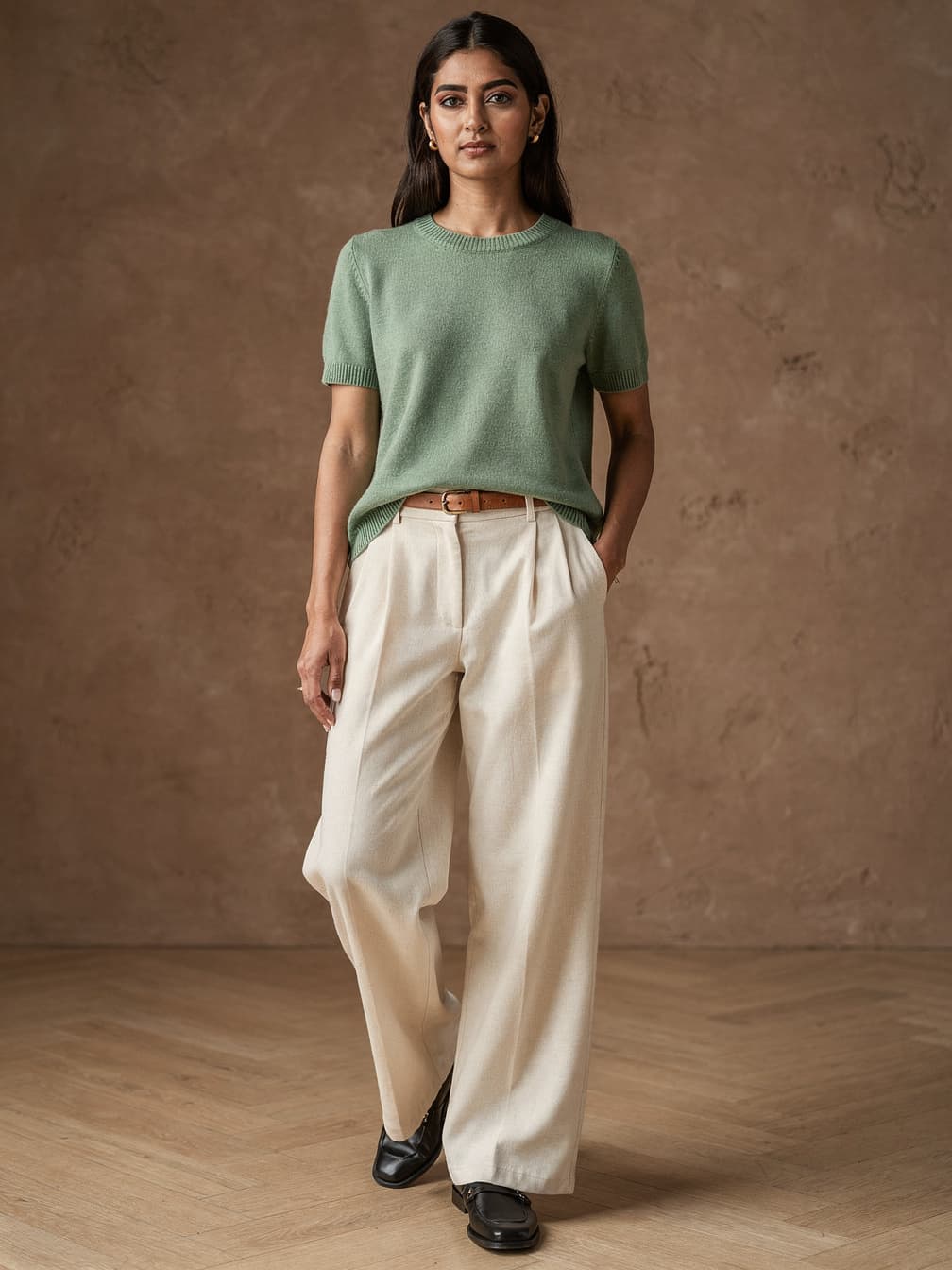 Pull fin Lucie – Vert