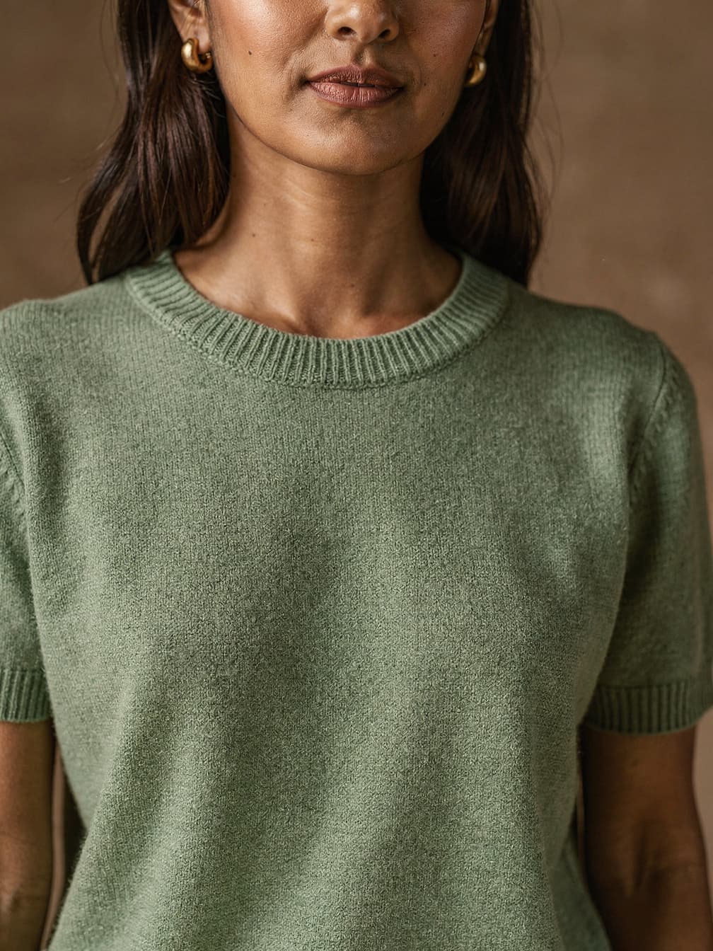 Pull fin Lucie – Vert