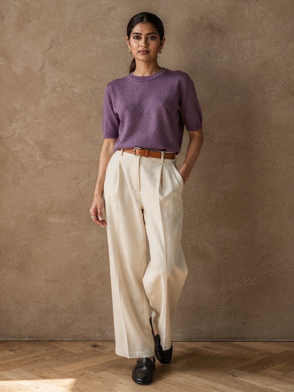 Pull fin Lucie – Violet