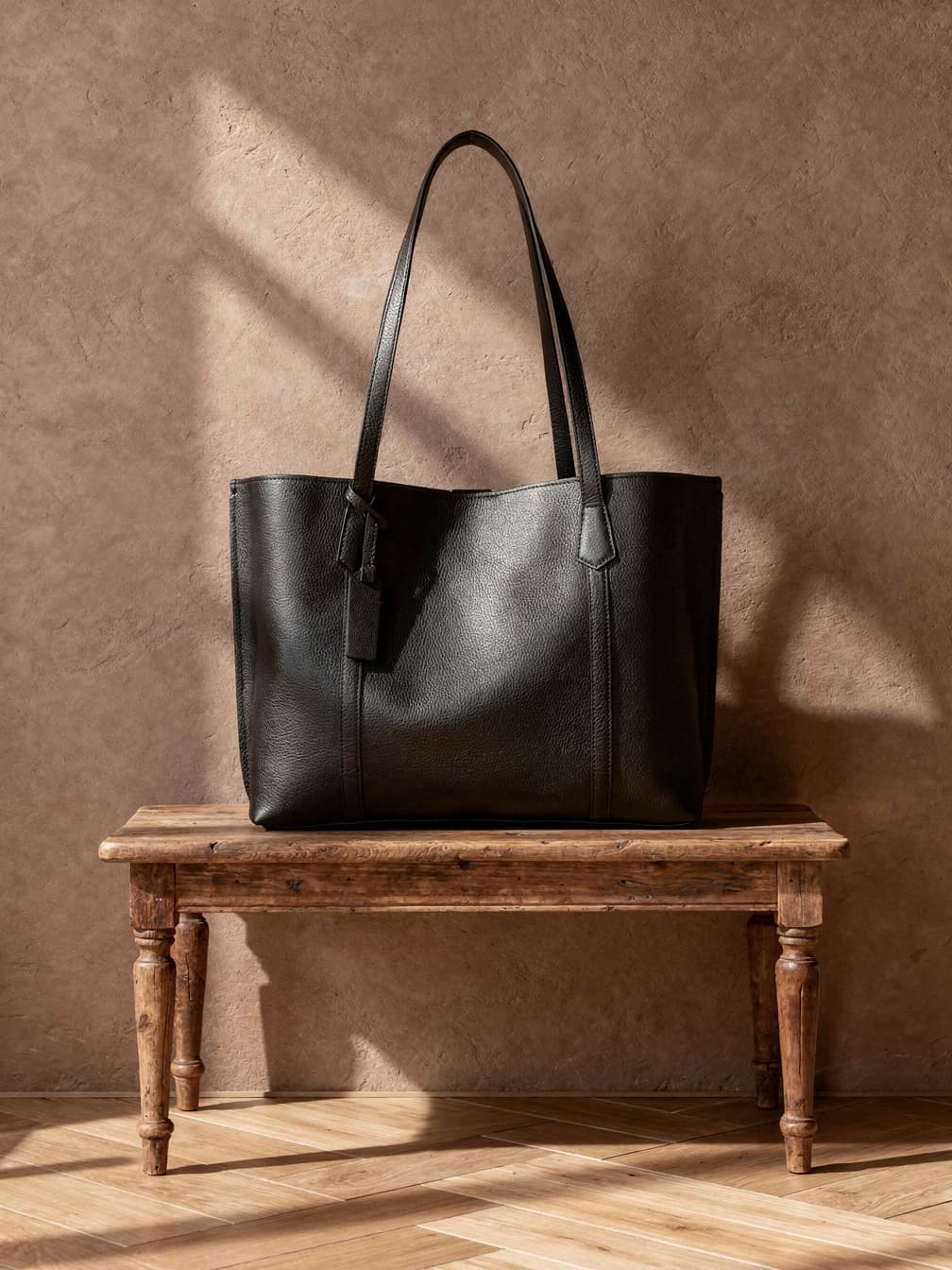 Sac souple Marguerite – Noir