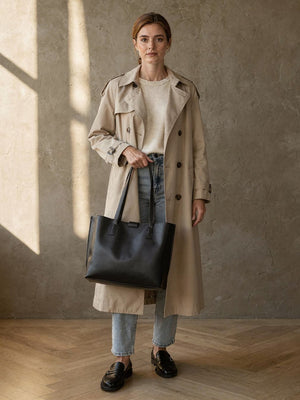 Sac souple Marguerite – Noir