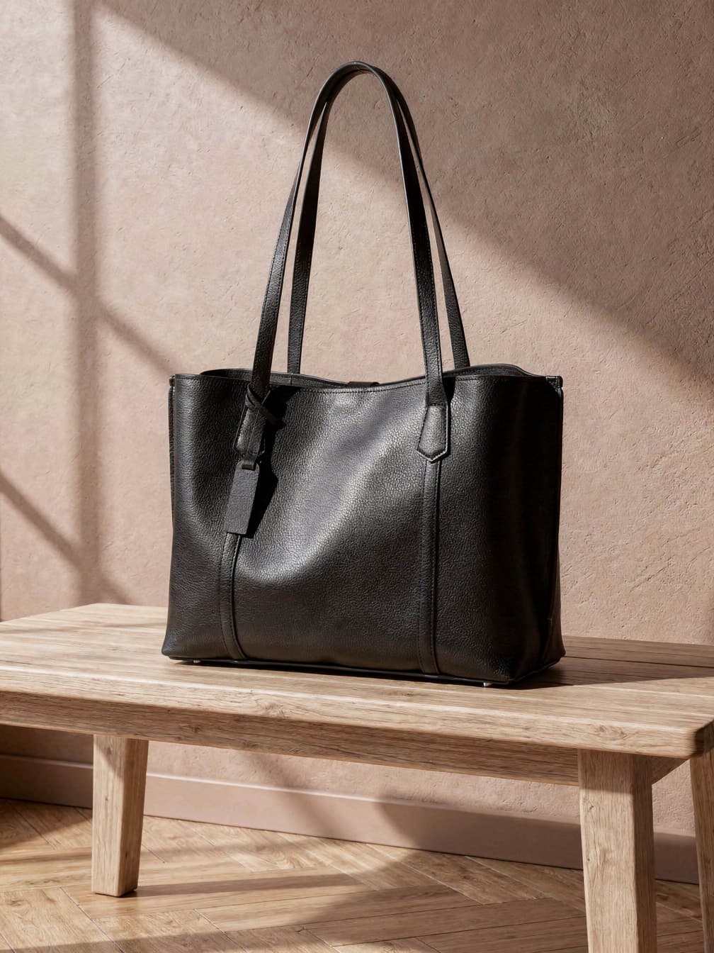 Sac souple Marguerite – Noir