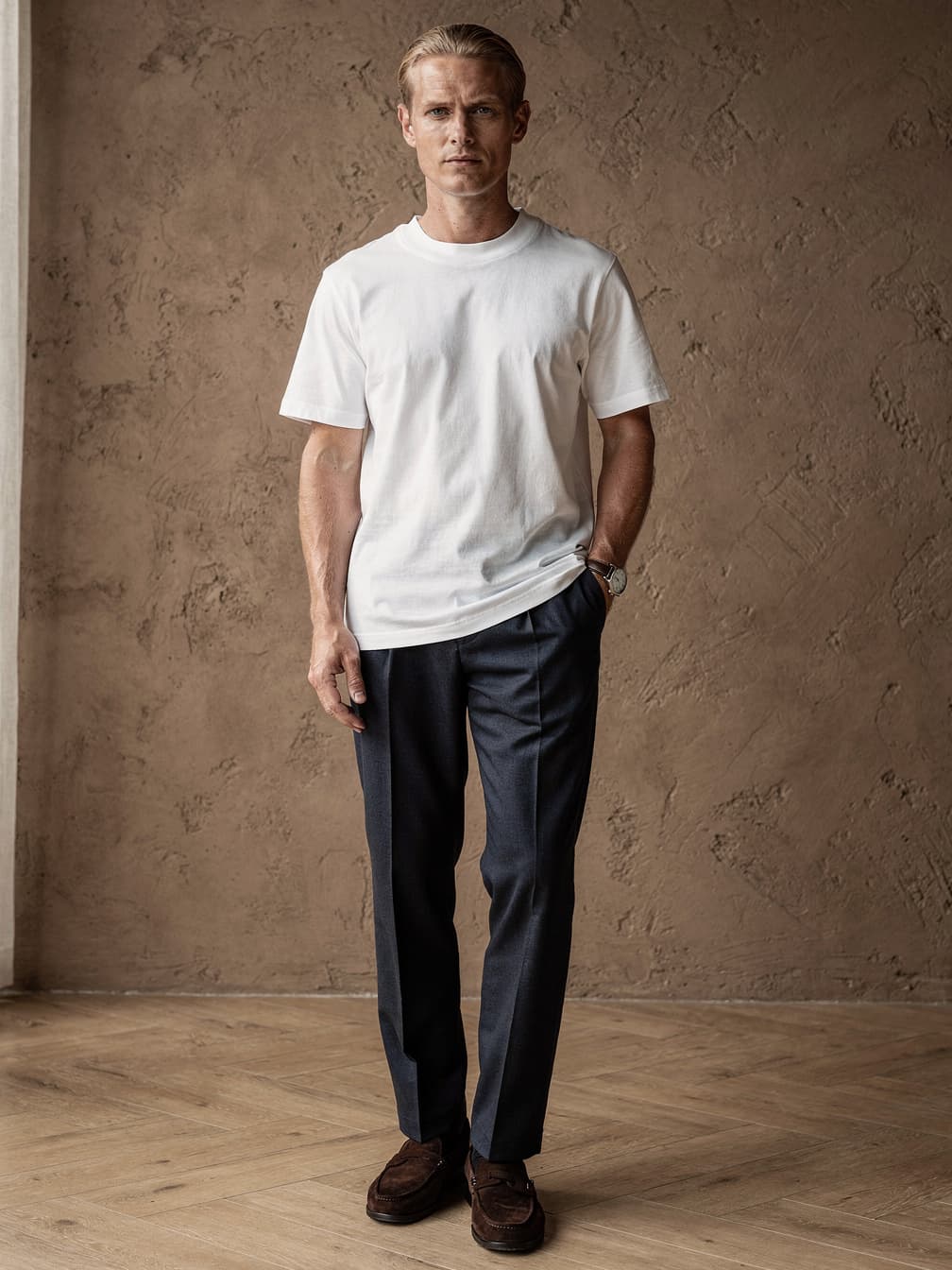 T-shirt très épais Marius – Blanc