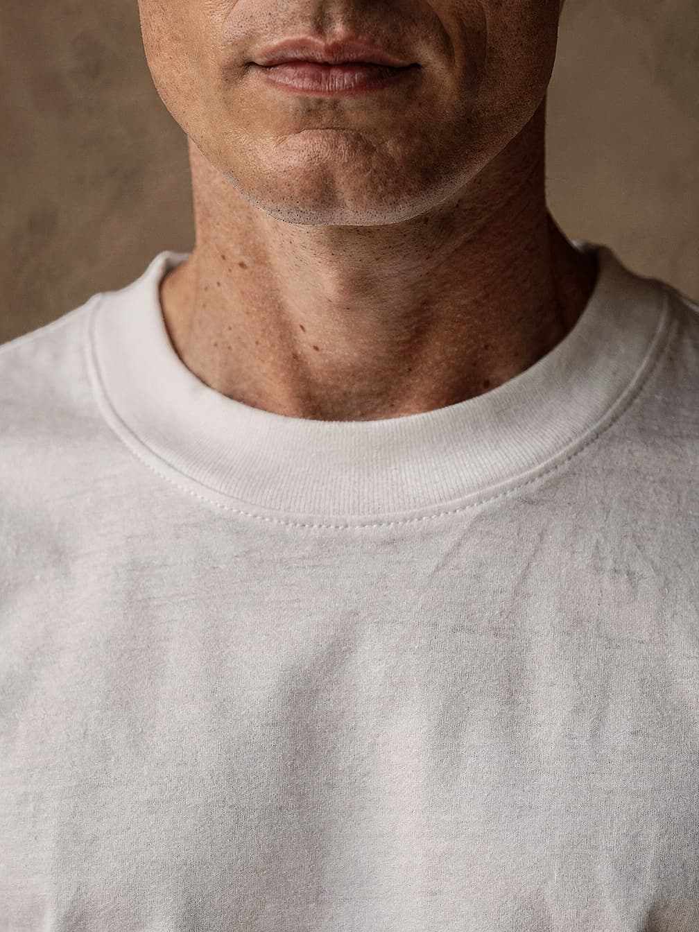 T-shirt très épais Marius – Blanc