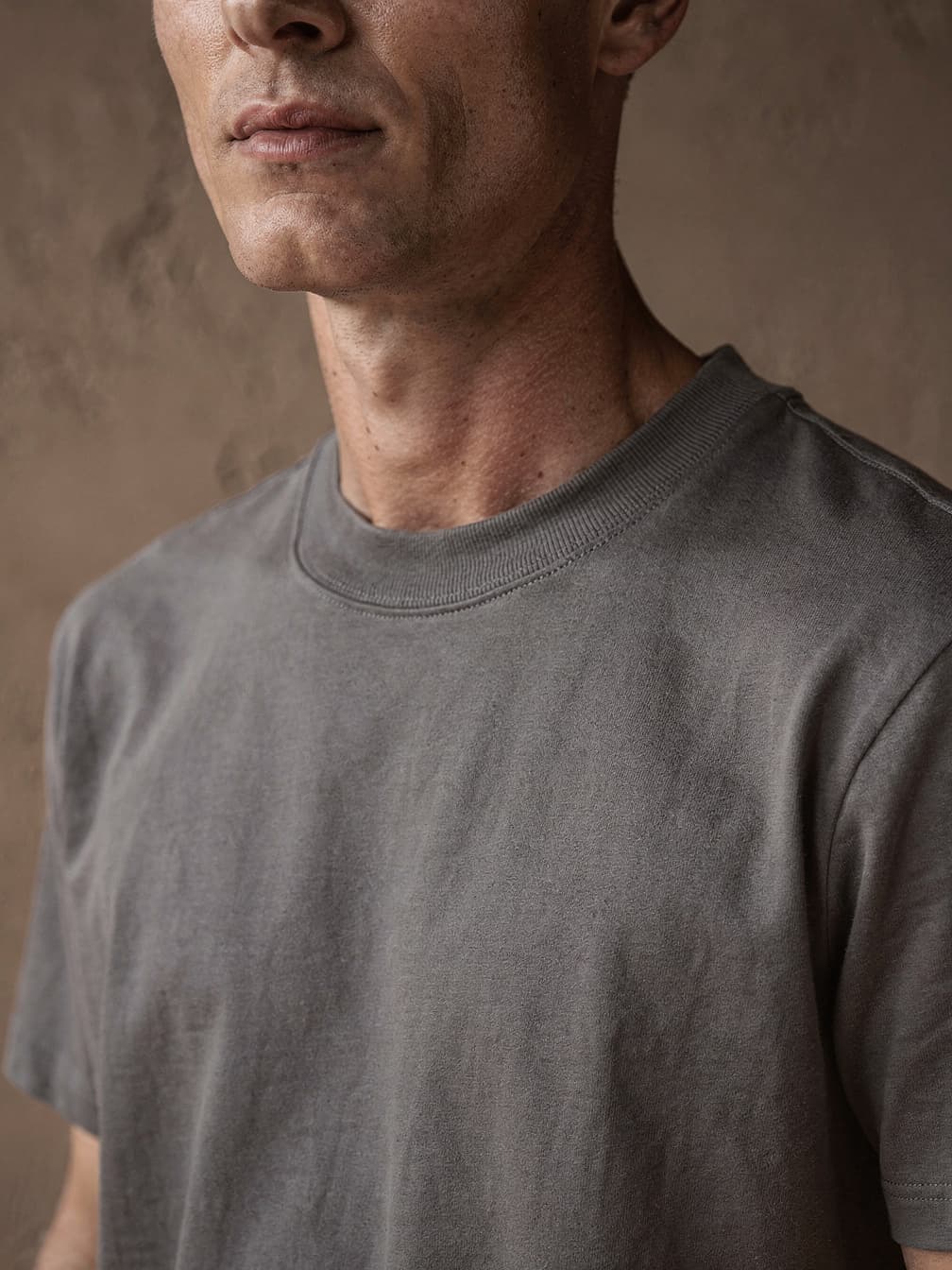 T-shirt très épais Marius – Gris