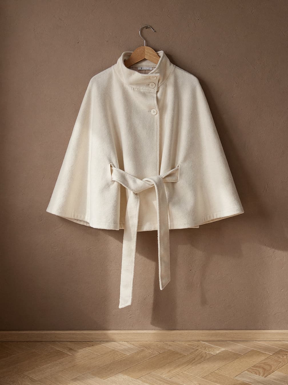 Manteau court Mathilde – Blanc