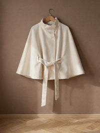 Manteau court Mathilde – Blanc