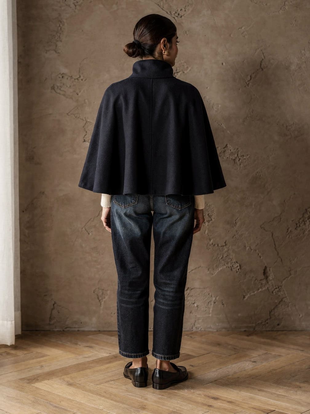 Manteau court Mathilde – Marine