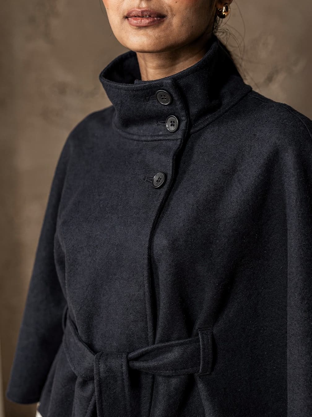 Manteau court Mathilde – Marine